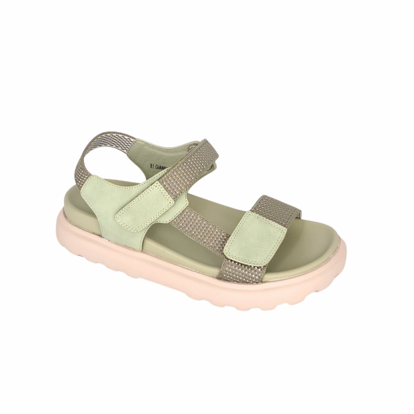 Γυναικείο Σανδάλι Flatform Μέντα20
