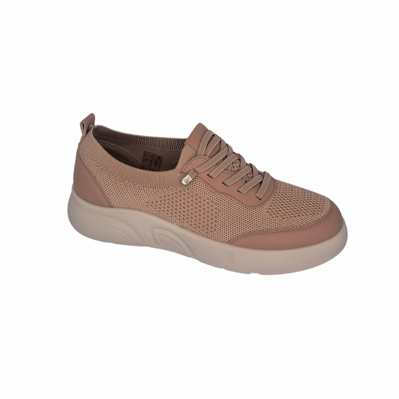 Antrin Γυναικεία Ανατομικά Sneakers Knit - Μπεζ/Taupe202